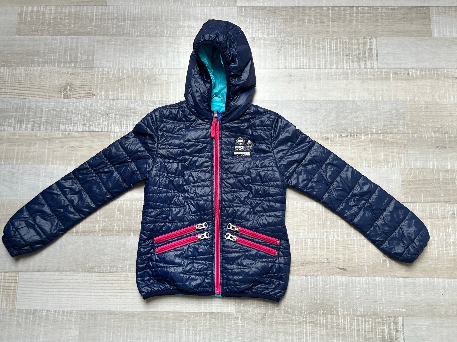 Nickelson junior jas meisje met capuchon maat 152, Kinderen en Baby's, Ophalen, Gebruikt, Meisje, Jas