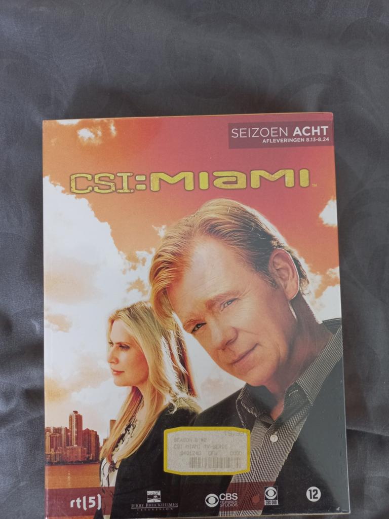 CSI Miami seizoen 8, nieuw in folie, Vanaf 12 jaar, Ophalen, Nieuw in verpakking, Actie en Avontuur