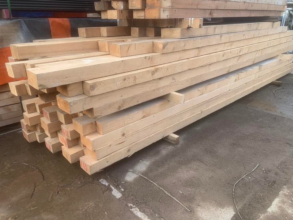 Vuren planken, raggels, ribben balken, Ophalen, Zo goed als nieuw, Balk, Vuren