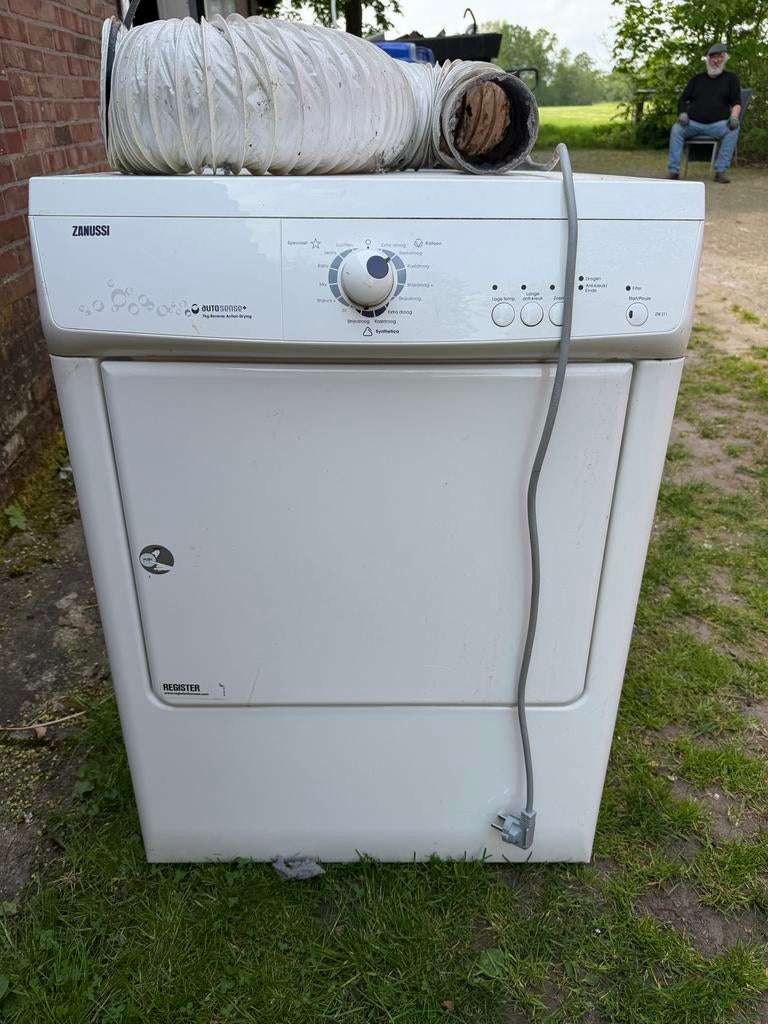 Zanussi Luchtafvoer Wasdroger - Goed Werkend, Ophalen, 6 tot 8 kg, Gebruikt, Luchtafvoer