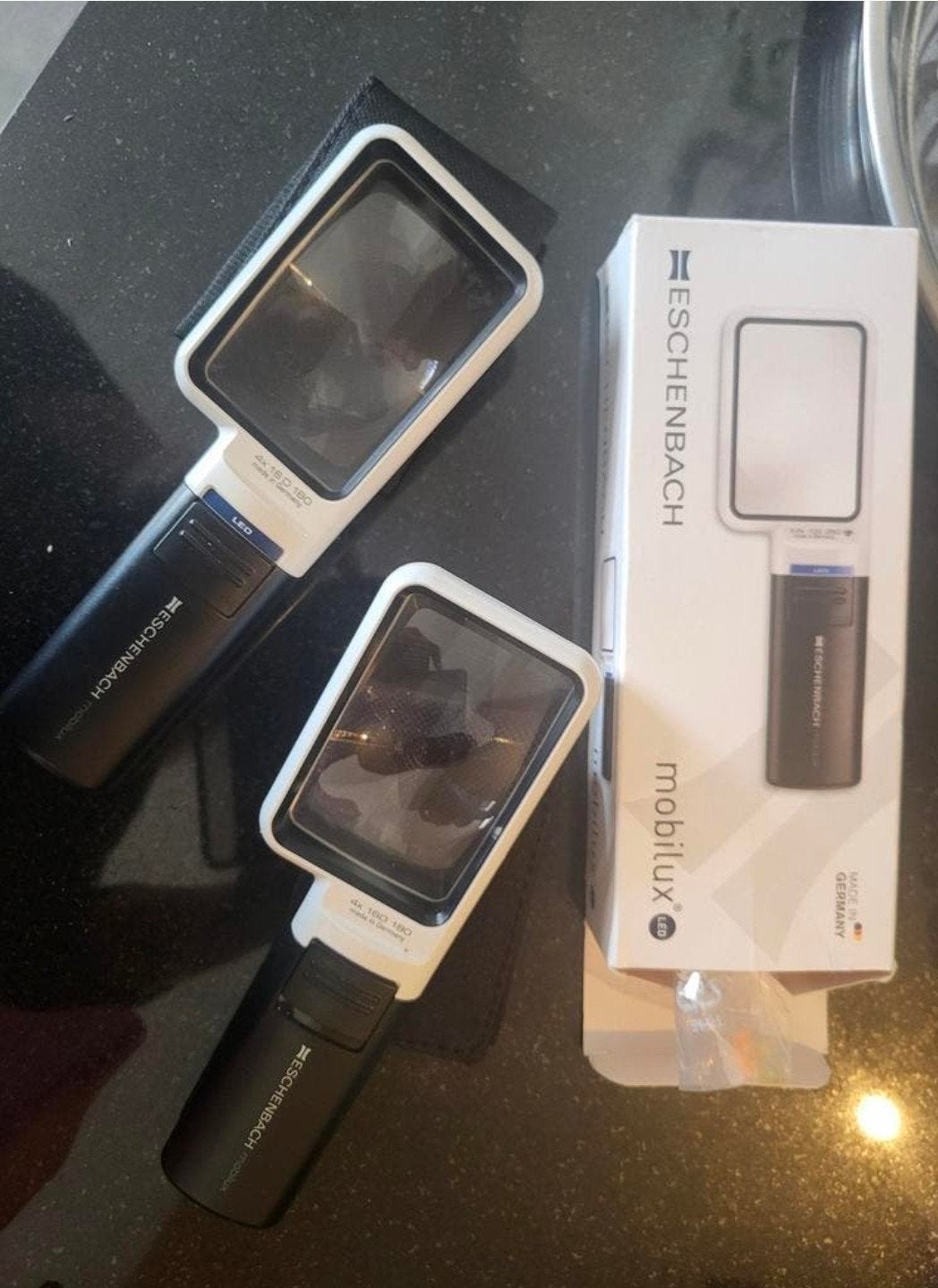 Eschenbach Mobilux LED Vergrootglas, Ophalen of Verzenden, Zo goed als nieuw, Vergrootglas of Loep