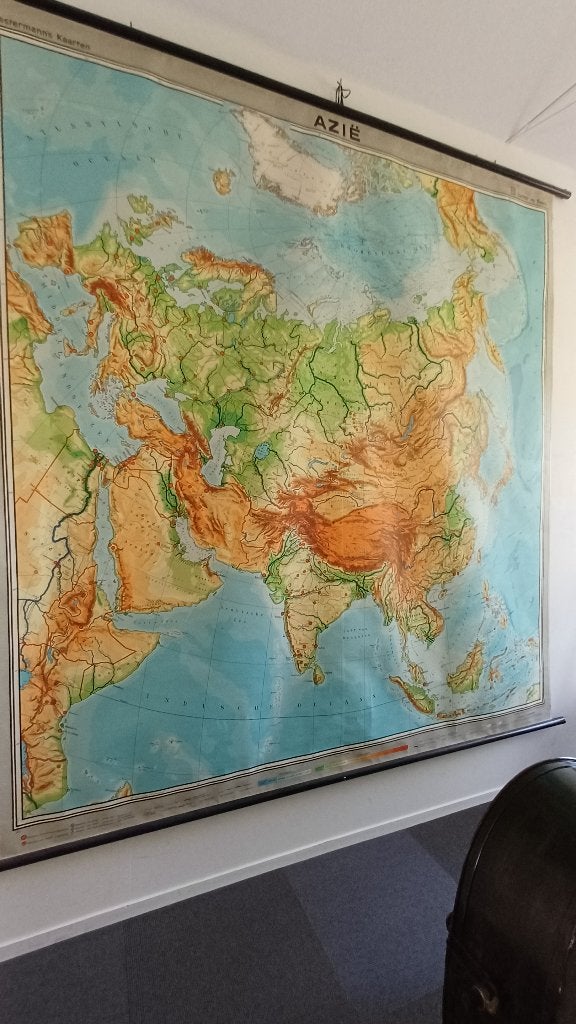 Kaarten Azie en Noord-Amerika, Ophalen, Gebruikt