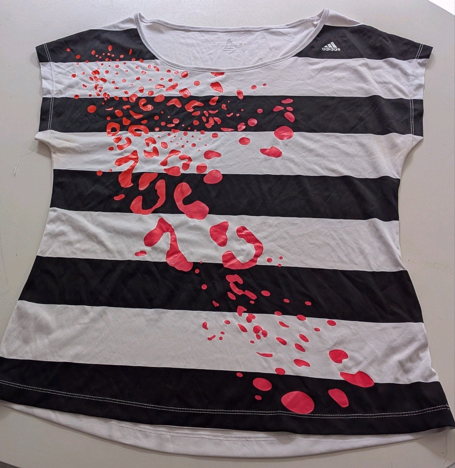 Adidas Climalite T-shirt maat L, Kleding | Dames, Maat 42/44 (L), Ophalen of Verzenden, Gedragen, Meerkleurig