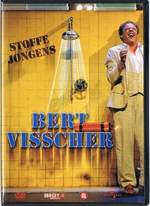 dvd  BERT VISSCHER    "Stoffe Jongens "     Cabaret  2009, Stand-up of Theatershow, Bert Visscher, Alle leeftijden, Ophalen of Verzenden