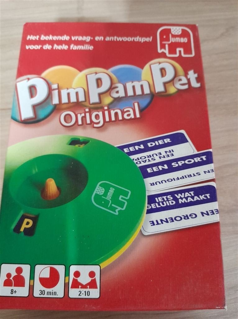 pim pam pet orginal - s3900, Hobby en Vrije tijd, Gezelschapsspellen | Bordspellen, Verzenden, Zo goed als nieuw