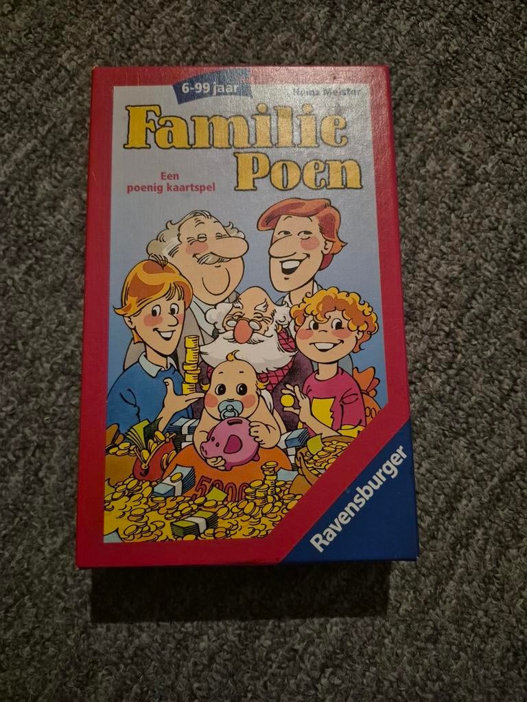 Familie Poen (Nieuw), Hobby en Vrije tijd, Gezelschapsspellen | Kaartspellen, Vijf spelers of meer, Ophalen, Nieuw, Ravensburger