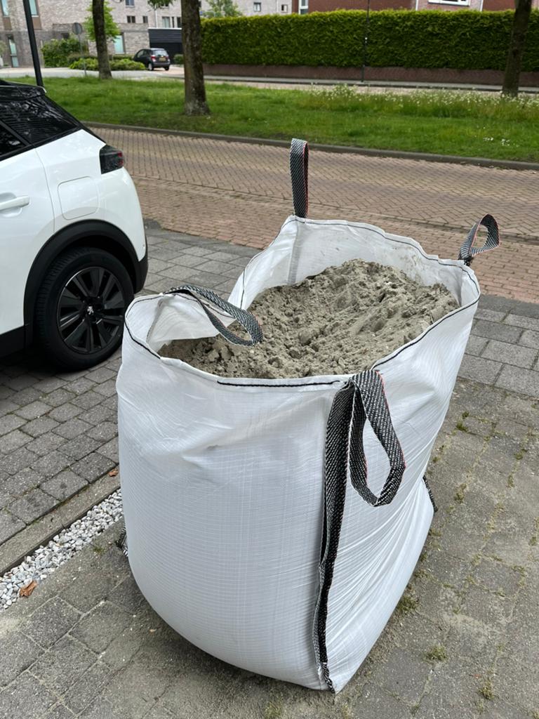 GRATIS wit/ ophoogzand 3/4 kuub, Tuin en Terras, Ophalen, Nieuw, Ophoogzand