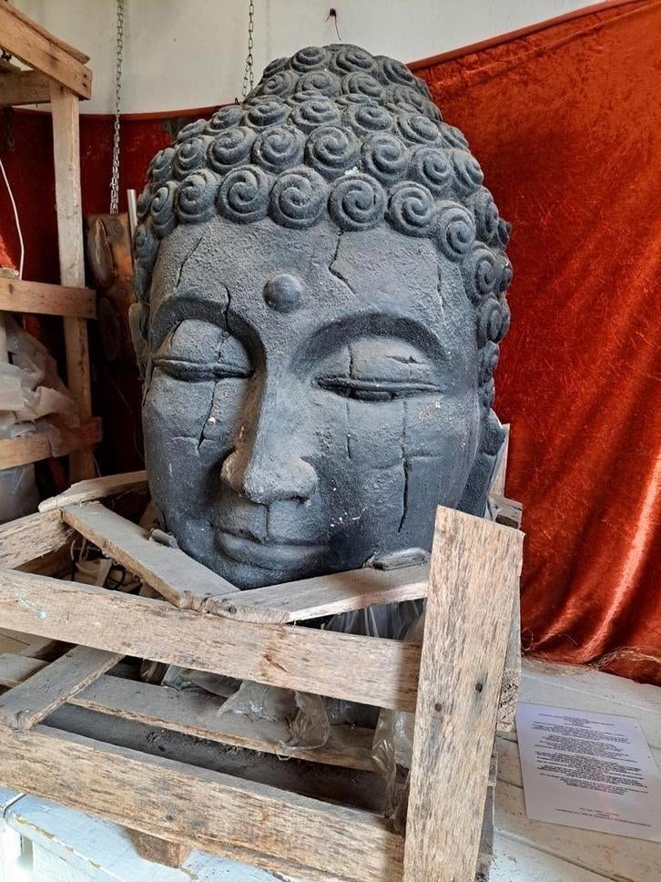 Boeddha Hoofd Waterornament - Uniek en Rustgevend, Ophalen, Nieuw