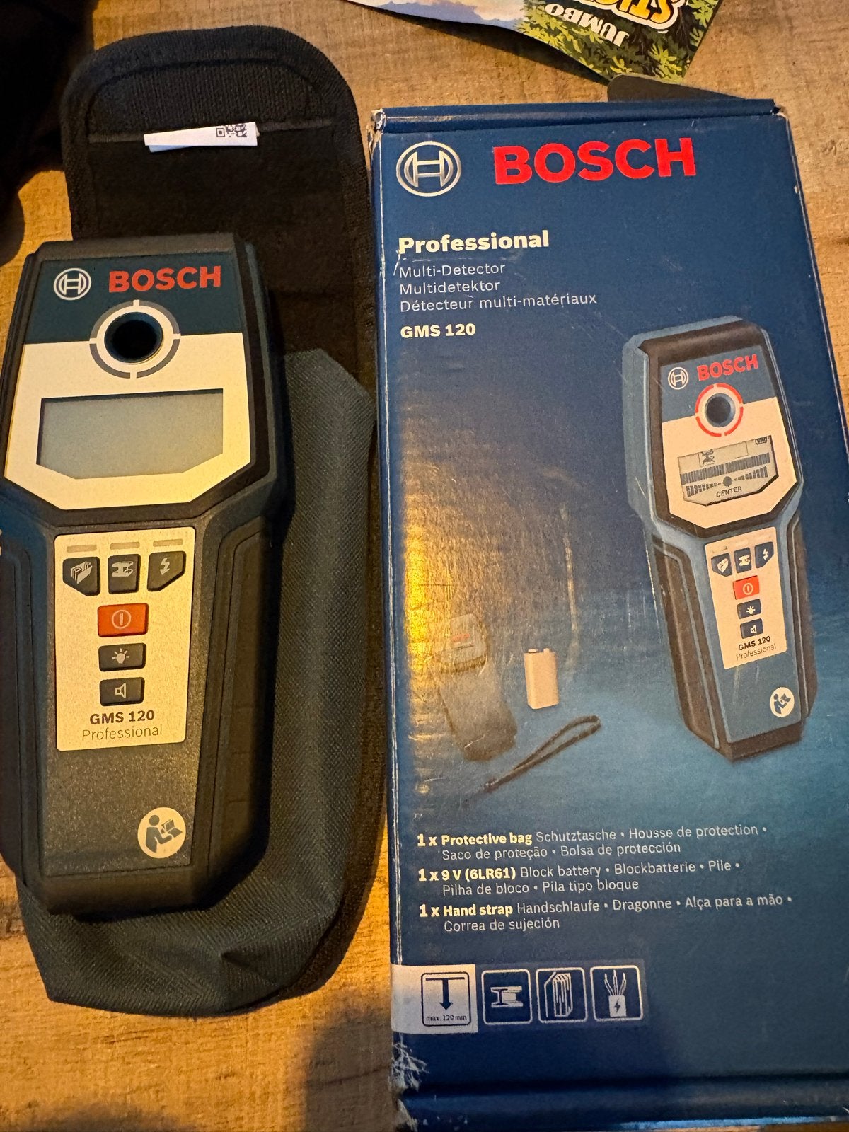 Bosch Professional GMS 120 Multidetector - compleet, Ophalen, Zo goed als nieuw, Elektriciteit