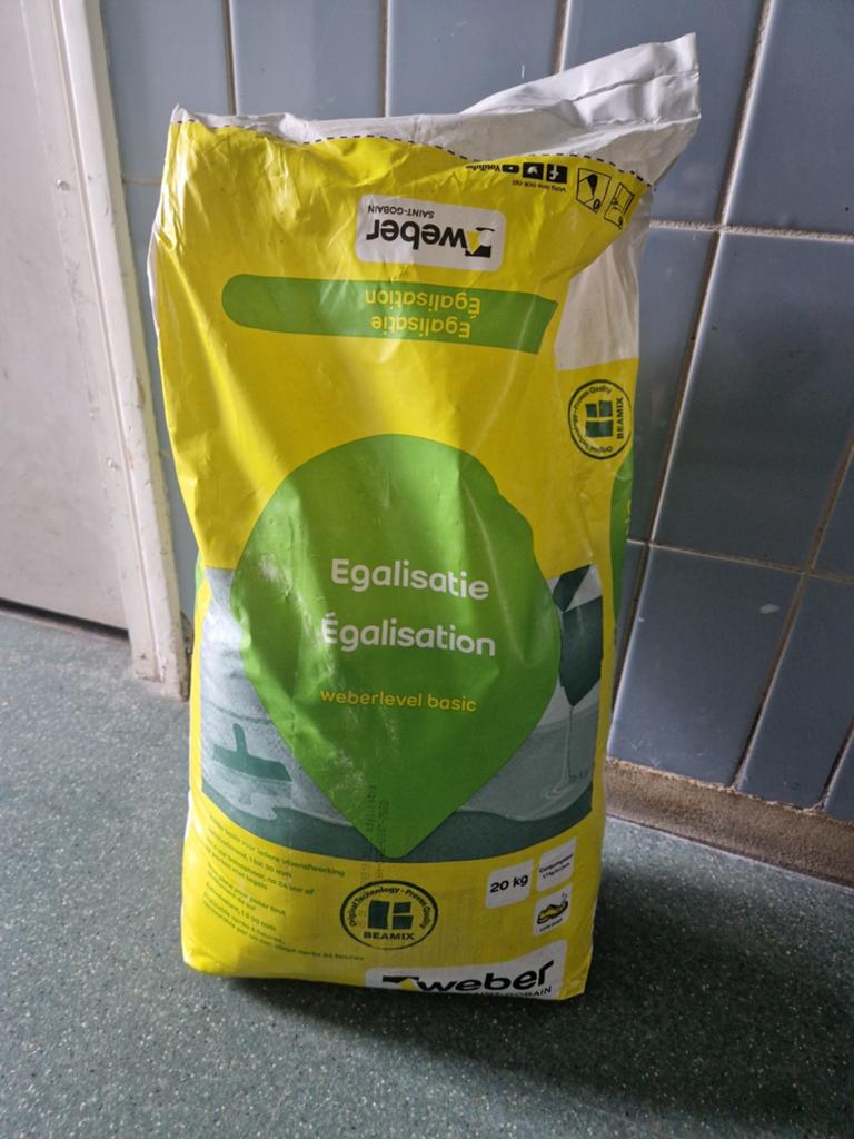 Weber Egalisatie Weberlevel Basic 20 kg, Doe-het-zelf en Verbouw, Ophalen