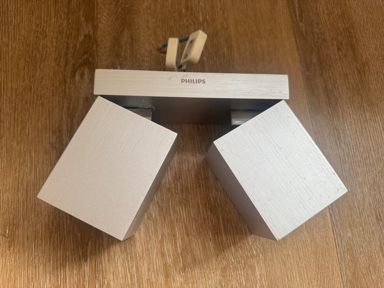 Philips lamp zilver 2xGU10, Ophalen of Verzenden, Gebruikt