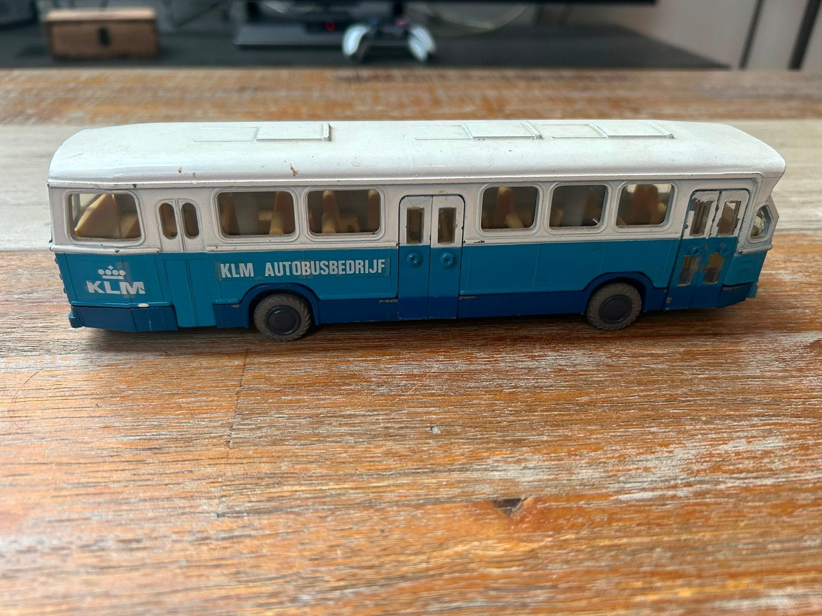 Lion-Toys DAF Citybus KLM Autobedrijf Schaalmodel, Hobby en Vrije tijd, Overige merken, Gebruikt, 1:32 tot 1:50, Overige typen