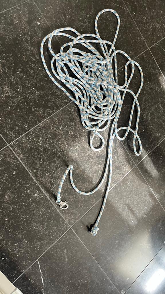 25m Dyneema lijn 10mm voor grootzeilval of bulletalie, Ophalen of Verzenden, Nieuw, Lijn of Blok