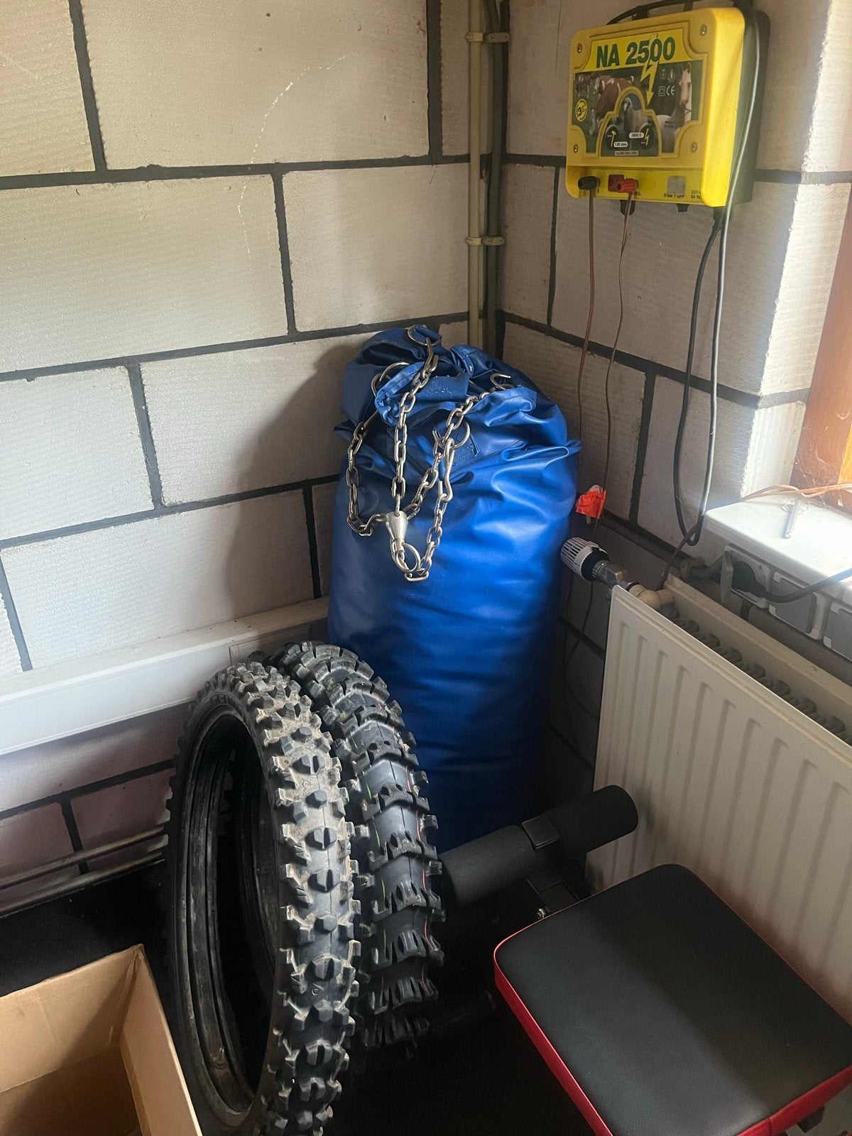 Bokszak Aiki Budo Sport - Blauw, Sport en Fitness, Ophalen, Gebruikt, Bokszak