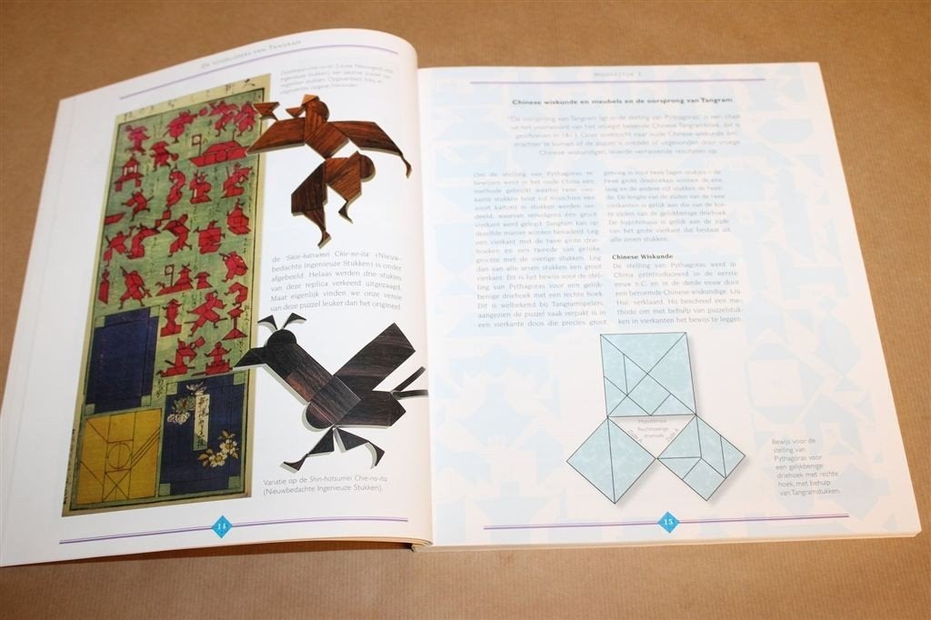 Tangram — Chinese Puzzelgeschiedenis met 1600+ Opgaven, Boeken, Ophalen of Verzenden, Gelezen, Tekenen en Schilderen