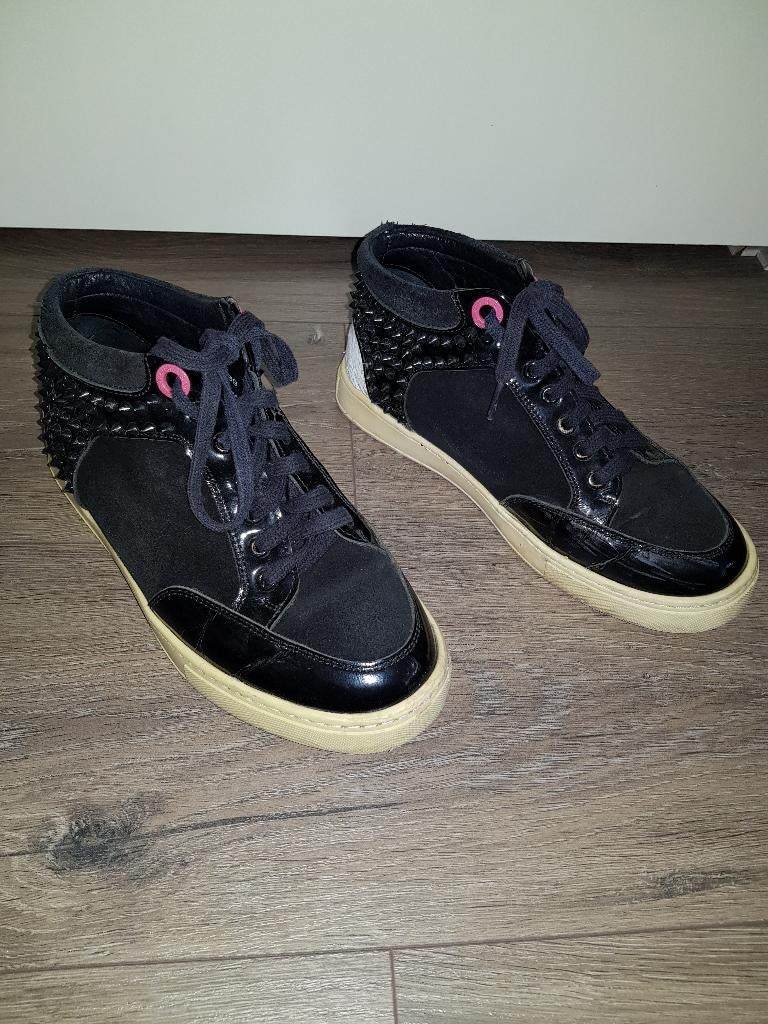 Leren schoenen / sneakers dames -- maat 39 -- merk Royaums, Kleding | Dames, Schoenen, Zwart, Ophalen of Verzenden, Sneakers of Gympen