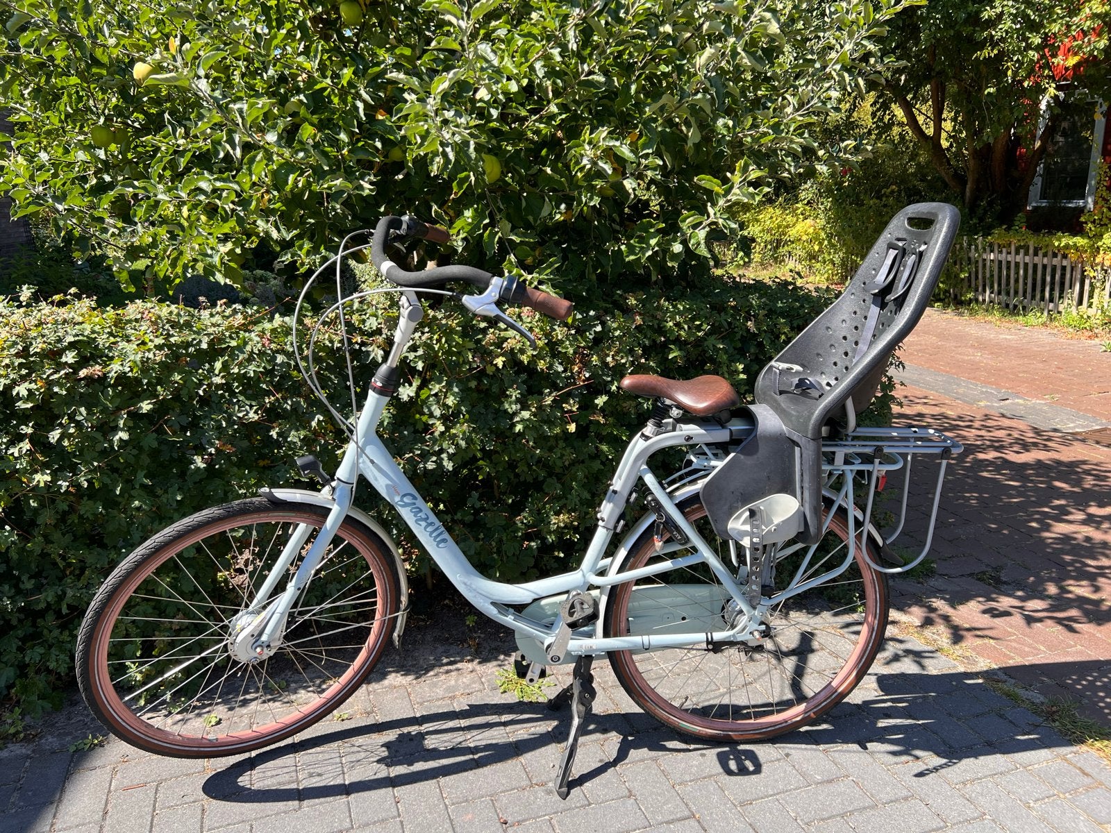 Gazelle moederfiets / mamafiets Bloom blauw, Ophalen, Terugtraprem, 50 tot 53 cm, Gazelle