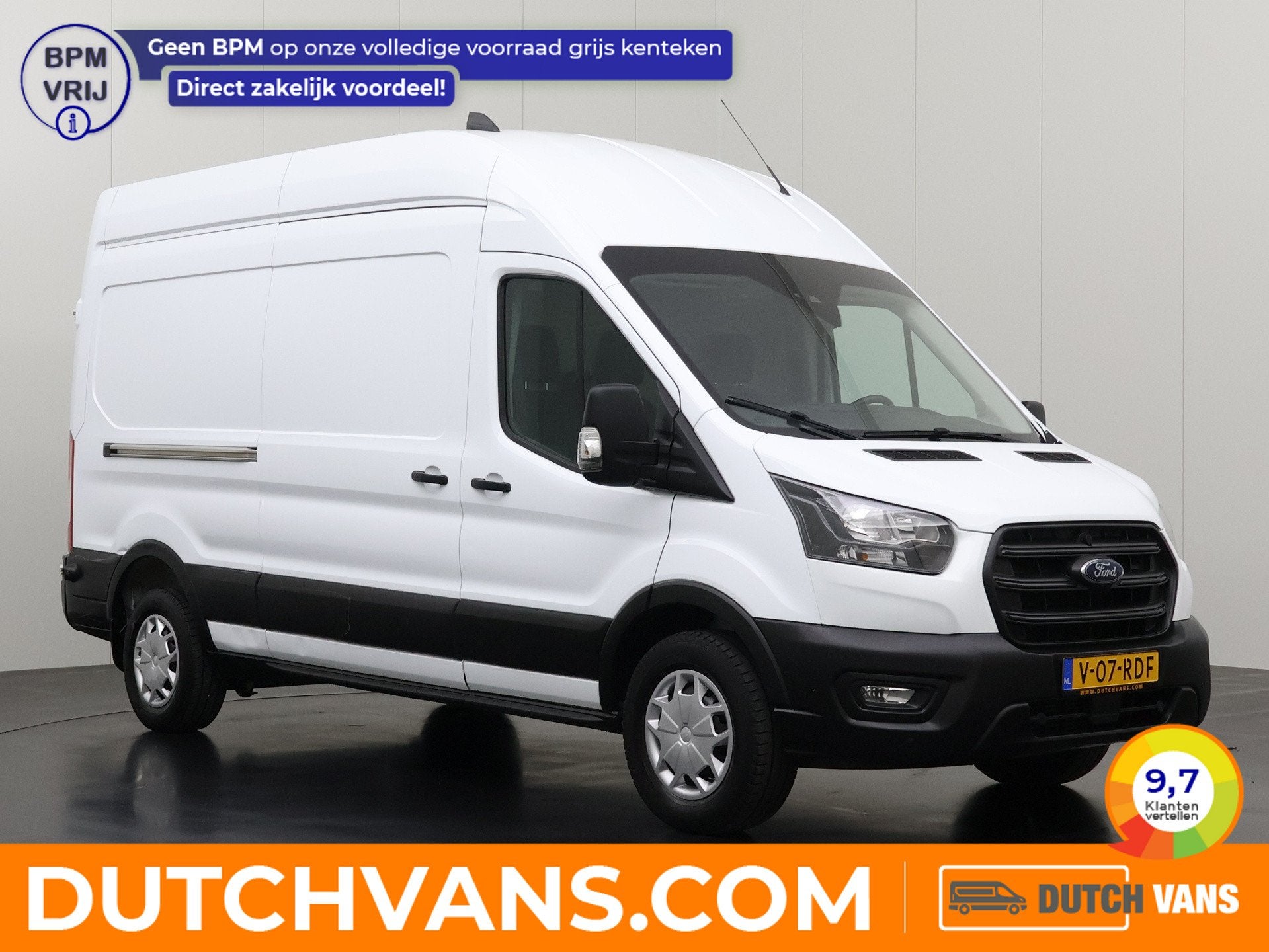 Ford Transit 2.0TDCi 130PK L3H3 | Airco | Cruise | Camera |, Voorwielaandrijving, Gebruikt, Euro 6, 4 cilinders