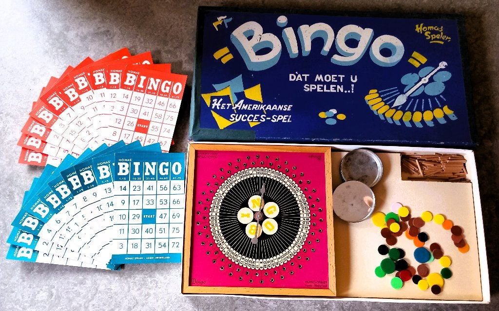 (S - 11) Verzamelaarsitem! Authentieke Bingo & Jumbo Board, Ophalen