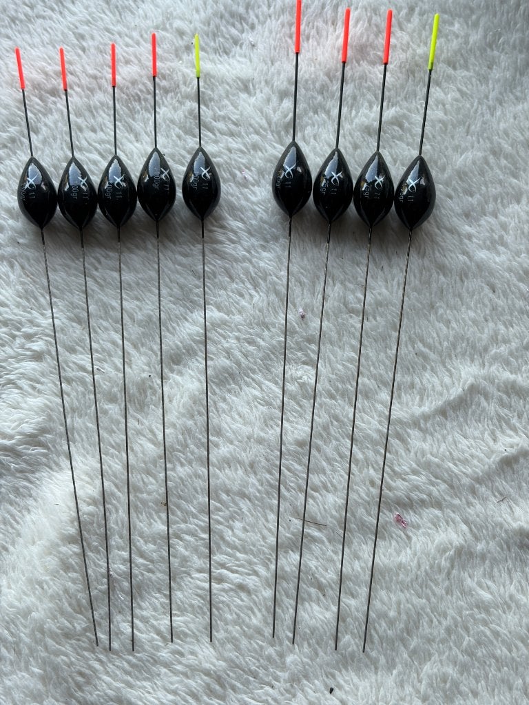 adv 121 / NIEUW serie 9 dobbers MATRIX, Ophalen of Verzenden, Nieuw, Dobber of Lood