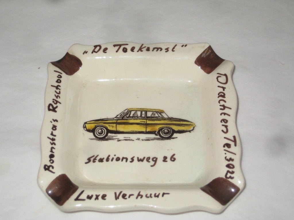 asbakje boonstra rijschool de toekomst drachten, Verzamelen, Ophalen of Verzenden, Zo goed als nieuw, Gebruiksvoorwerp