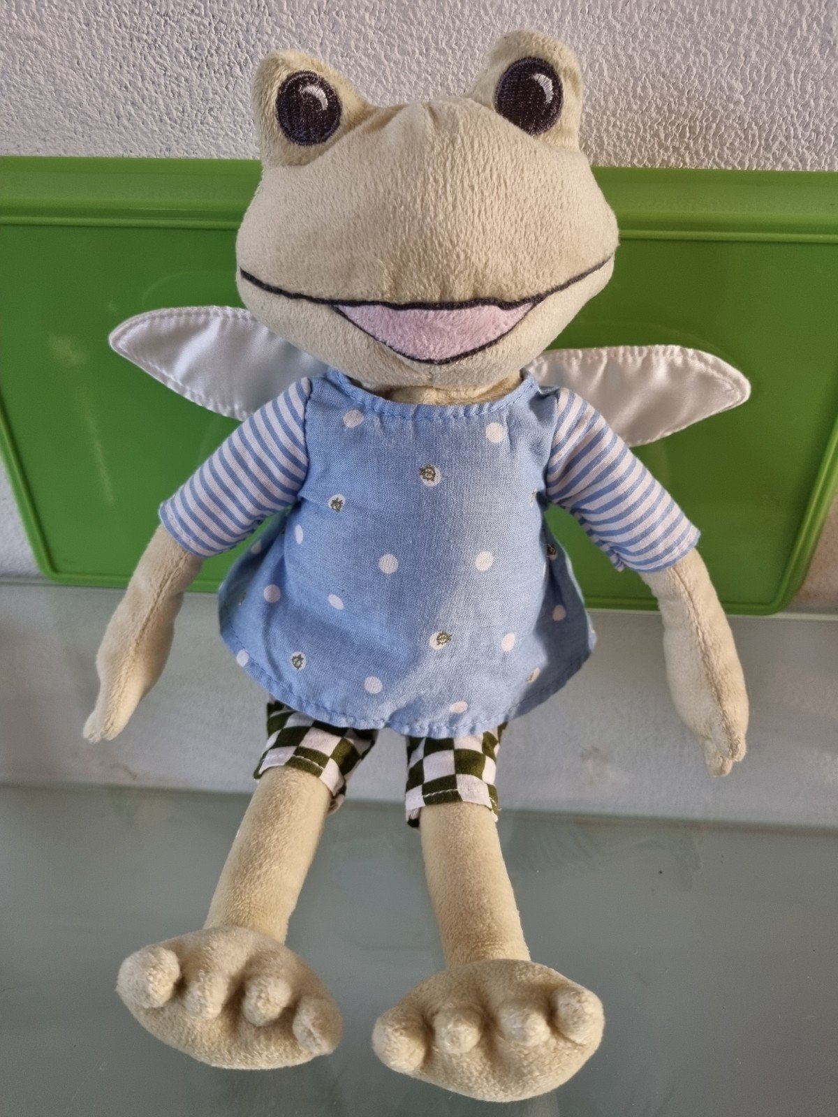 Orig,Ikea,FABLER"GRODA"FEEËN KIKKER ,35cm,Label,Nieuwstaat!, Kikker, Overige merken, Overige karakters, Ophalen of Verzenden