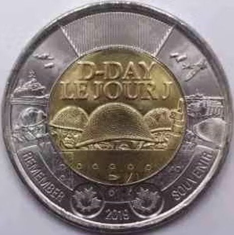 Canada - 2 Dollar 2020 - D-Day - circulated, Verzenden, Noord-Amerika, Losse munt