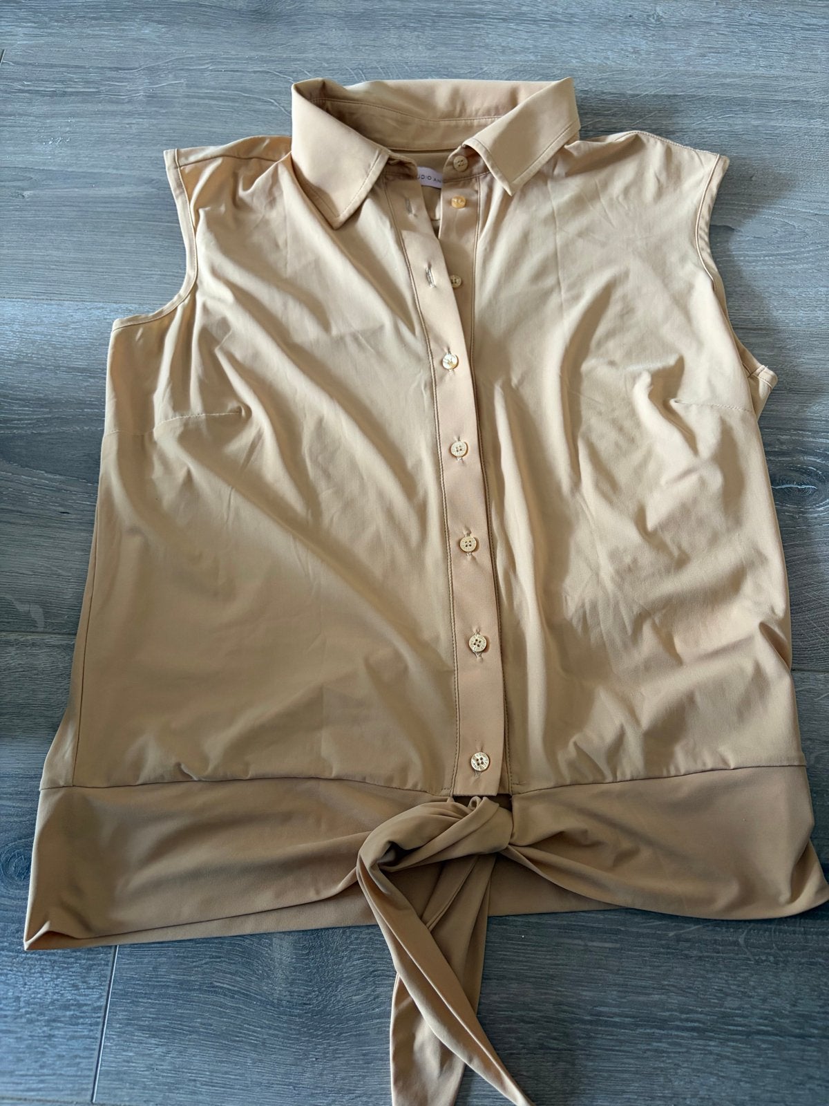 Studio Anneloes Top / blouse L - Stijlvol en Comfortabel, Beige, Maat 42/44 (L), Ophalen of Verzenden, Zo goed als nieuw