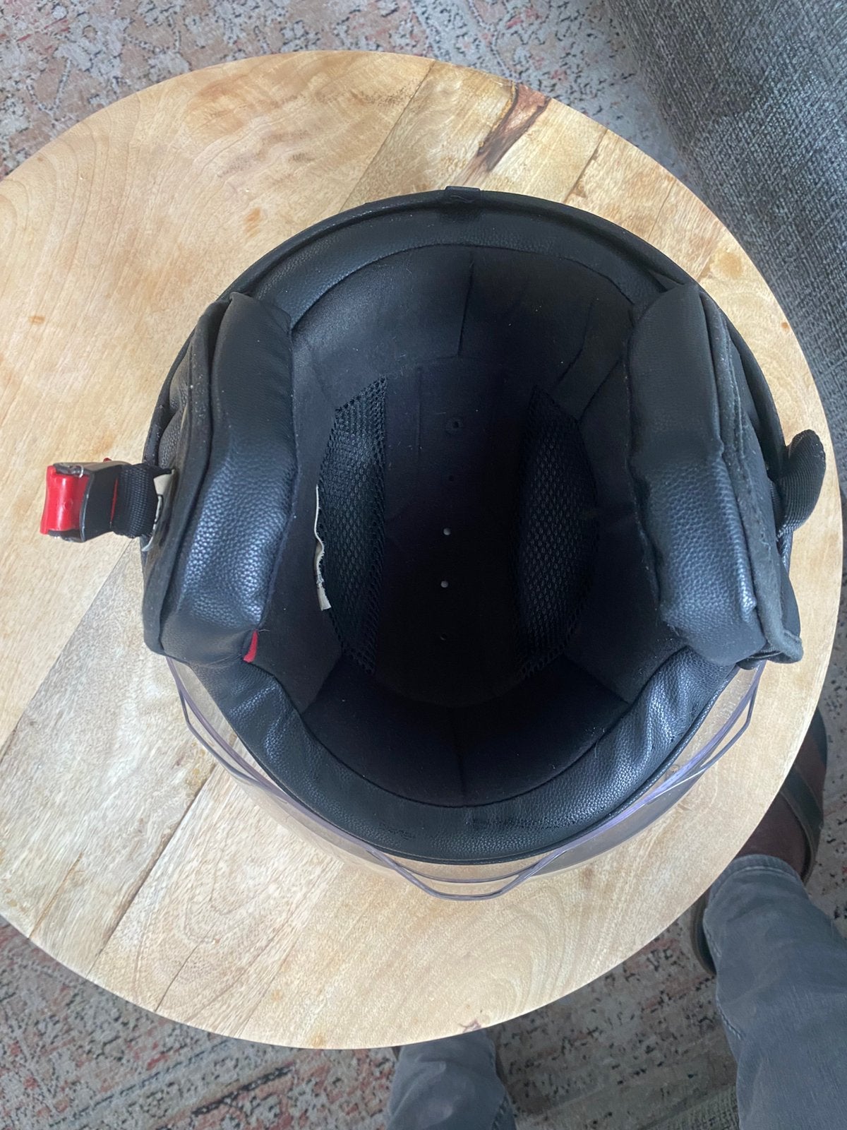 Te koop bromfietshelm, Ophalen, Gebruikt, Large