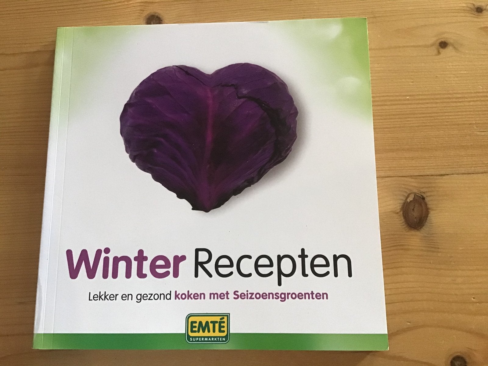 Winterrecepten EMTE koken met seizoengroenten, Overige typen, Ophalen of Verzenden, Zo goed als nieuw, Gezond koken