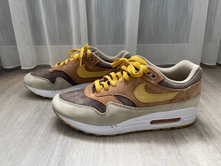 Nike Air Max 1 Premium 'Ugly Duckling - Pecan', Ophalen of Verzenden, Zo goed als nieuw