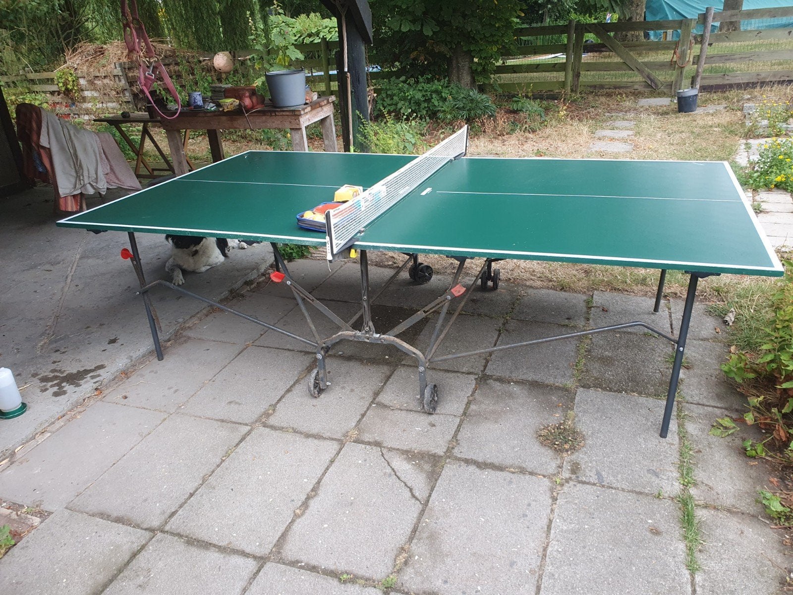 tafeltennistafel, Sport en Fitness, Ophalen, Gebruikt, Tafel Indoor