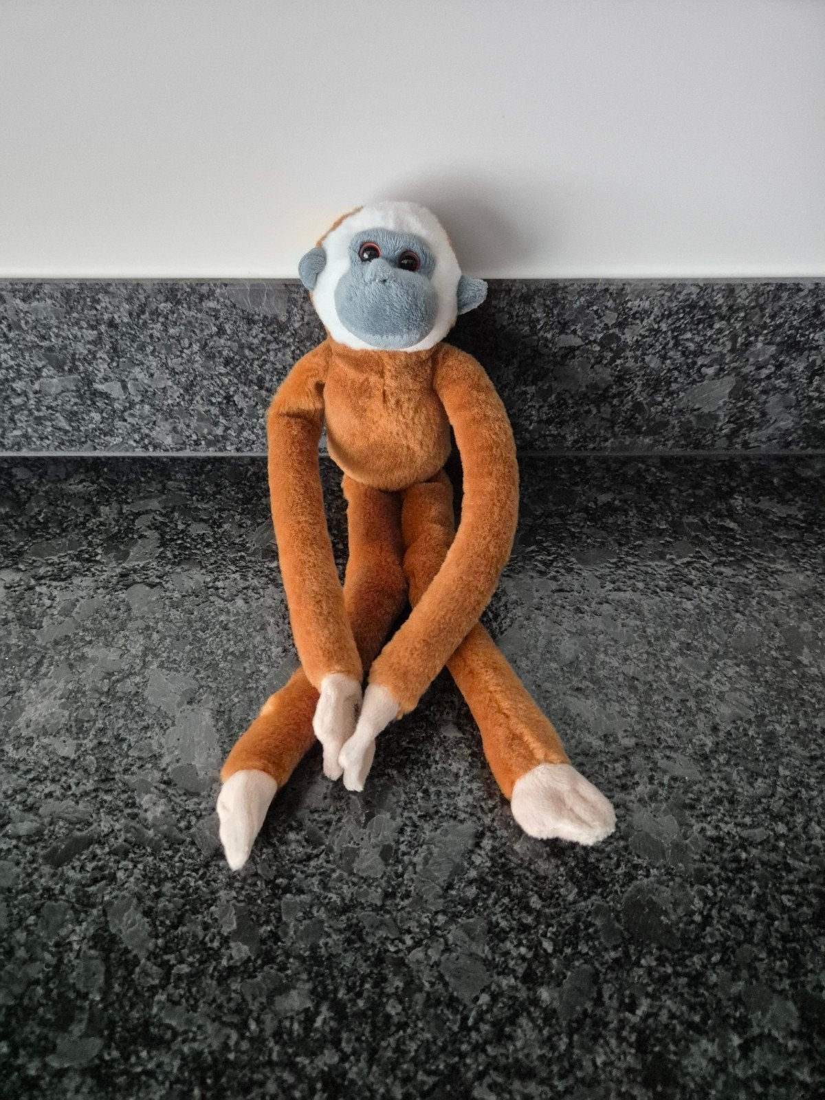 Knuffel Gibbon Slungel Aapje met klittenbandhandjes, Kinderen en Baby's, Ophalen of Verzenden, Overige typen
