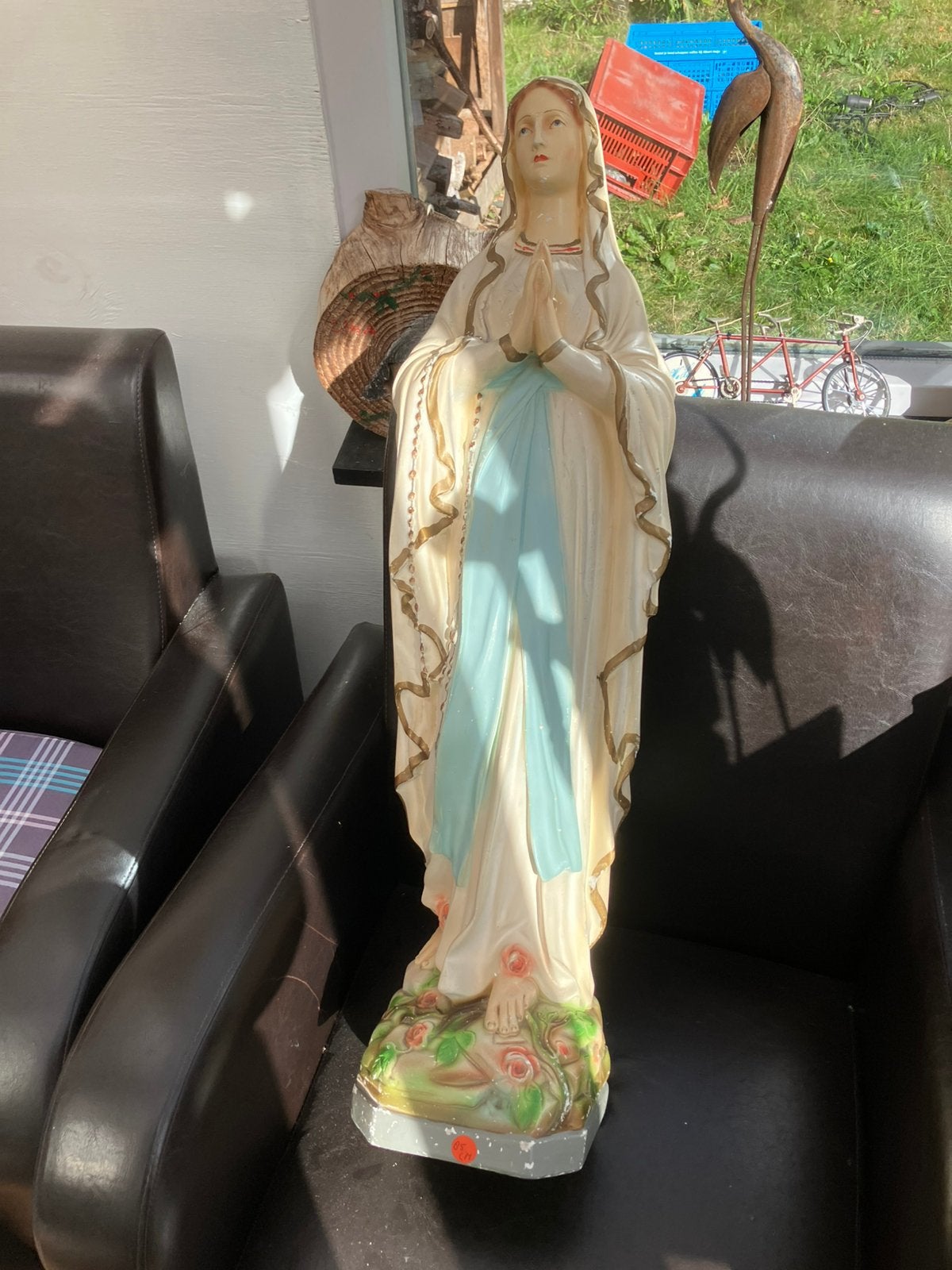 Groot maria beeld, Ophalen