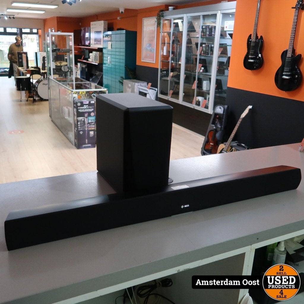 Denon HEOS HomeCinema Sounbar + Sub | in Redelijke Staat, Denon, Gebruikt, Support@denon.com, 1-1-1, Shin-Yokohama
Kohoku-ku, Yokohama 222-0033
Japan