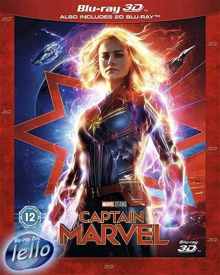 Blu-ray 3D: Marvel's Captain Marvel (2019 Brie Larson)SC NLO, Ophalen of Verzenden, Nieuw in verpakking, 3D Blu-ray, Actie