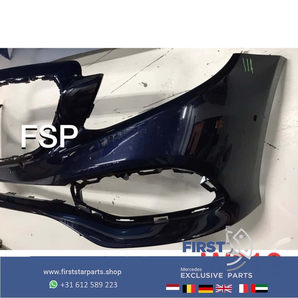W213 Voorbumper Mercedes E Klasse blauw 2016-2019 origineel, Auto-onderdelen, Gebruikt, -, Voor, Ophalen of Verzenden
