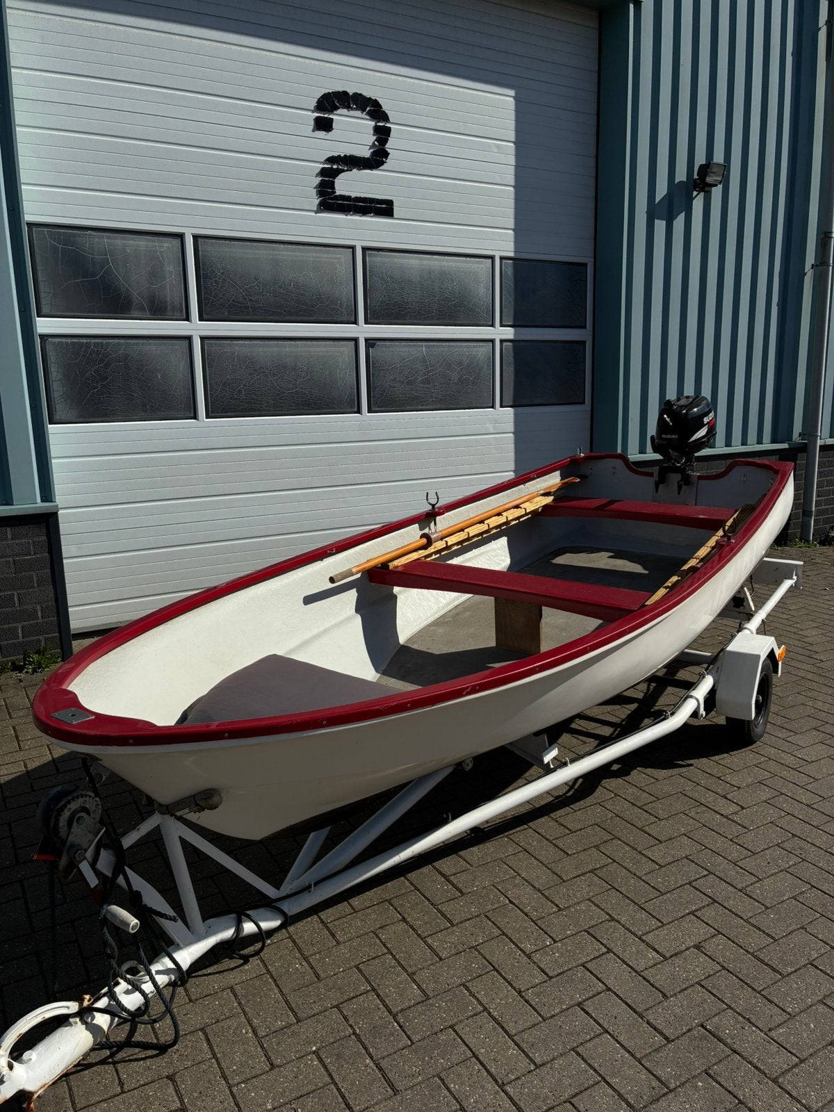 boot setjes, bootje, motor , trailer!, Ophalen of Verzenden, Zo goed als nieuw