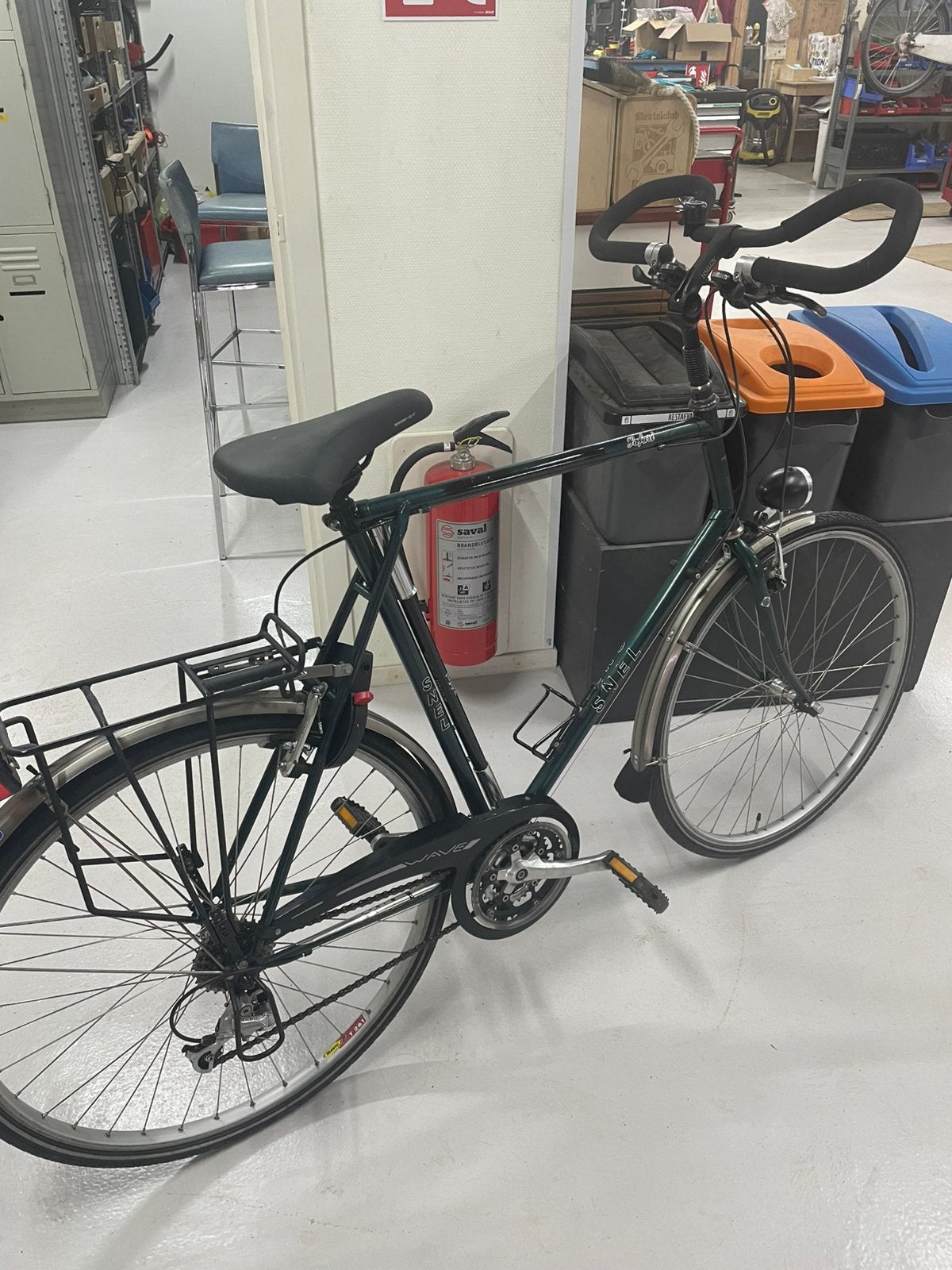 Unieke en sportieve SNEL herenfiets met 24 vers, frame 65 cm, Fietsen en Brommers, Gebruikt, Velgrem, Versnellingen, 65 cm of meer