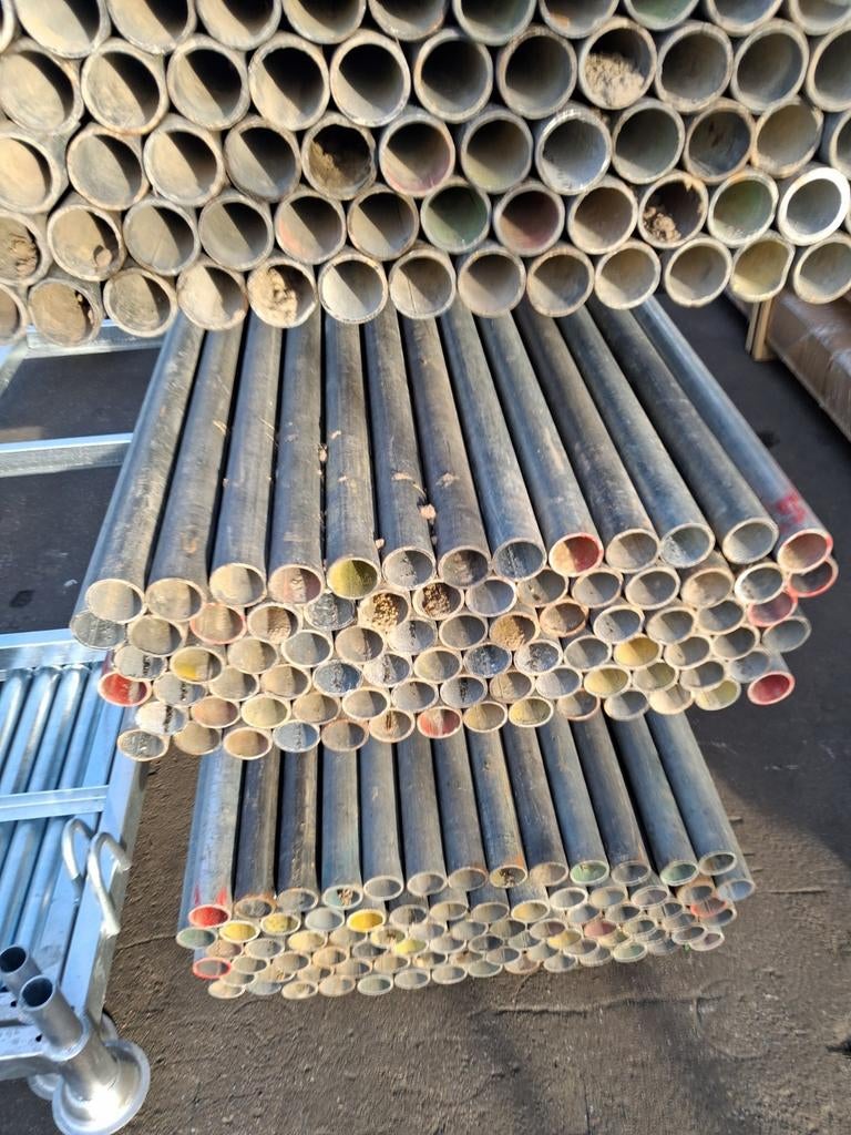 Steigermateriaal, Doe-het-zelf en Verbouw, Steigers, Ophalen, Gebruikt, Gevelsteiger, 5 meter of hoger