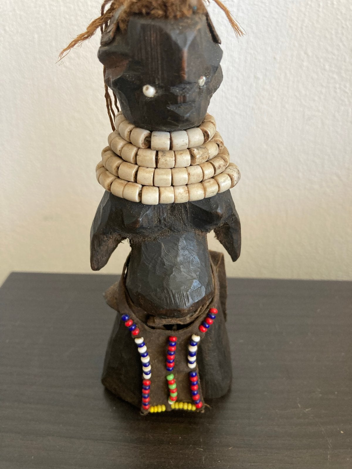 Turkana Ikoku Vruchtbaarheidspop uit Kenia - 16cm, Antiek en Kunst, Hout, Afrika, Handgemaakt, Ophalen of Verzenden