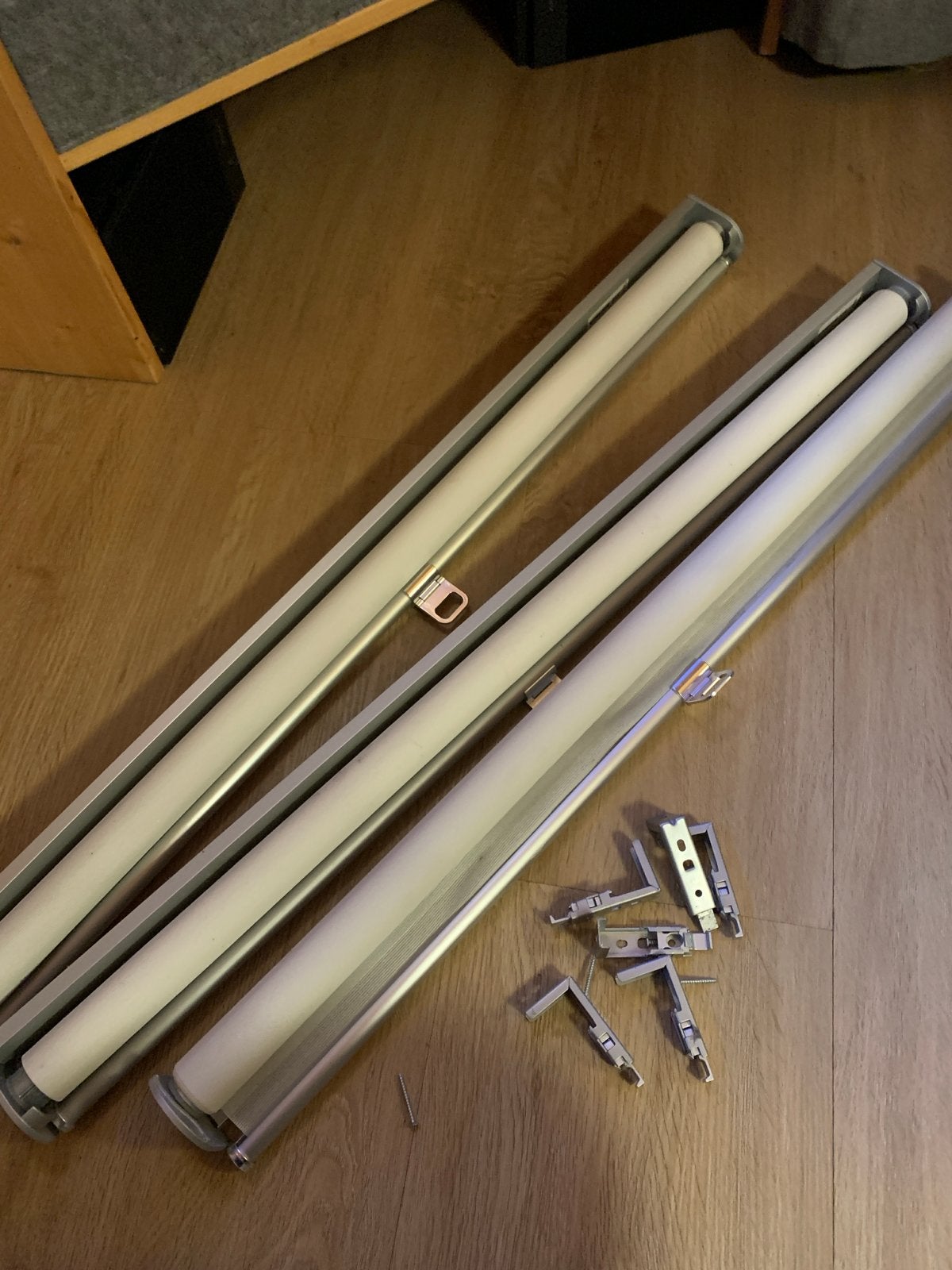 IKEA SKOGSKLÖVER rolgordijnen - 3 stuks, Ophalen, Gebruikt, Wit, Rolgordijn