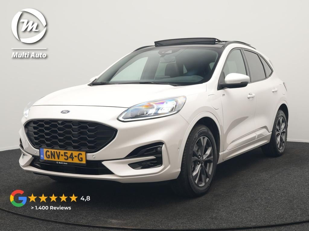 Ford Kuga 2.5 ST-Line PHEV 225pk Dealer O.H. | Panodak | Ada, Auto's, Ford, 4 cilinders, Wit, Plug-in hybride, Bedrijf