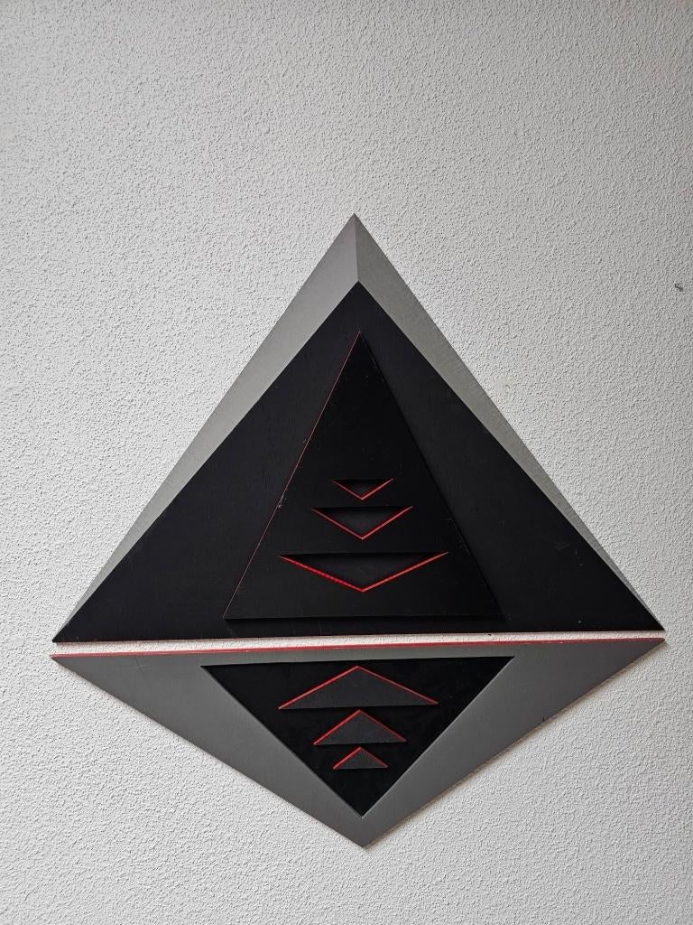 Eef de graaf kunstwerk!, Antiek en Kunst, Kunst | Schilderijen | Abstract, Ophalen