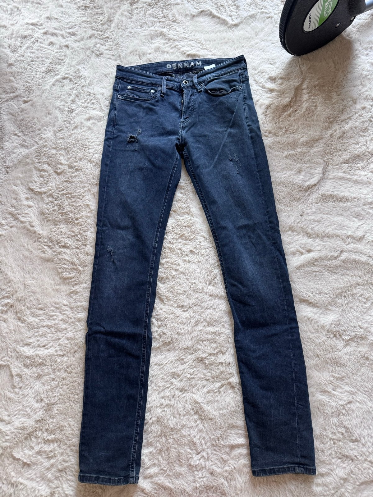 Denham Bolt Skinny Fit Jeans - W29 L32, Ophalen of Verzenden, Zo goed als nieuw, Blauw, W32 (confectie 46) of kleiner