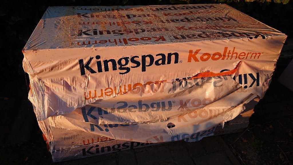 KOOLTHERM K8D SPOUWPLAAT 95MM 120X60CM Rd=4.50, Ophalen, Overige materialen, 5 tot 10 m², Zo goed als nieuw