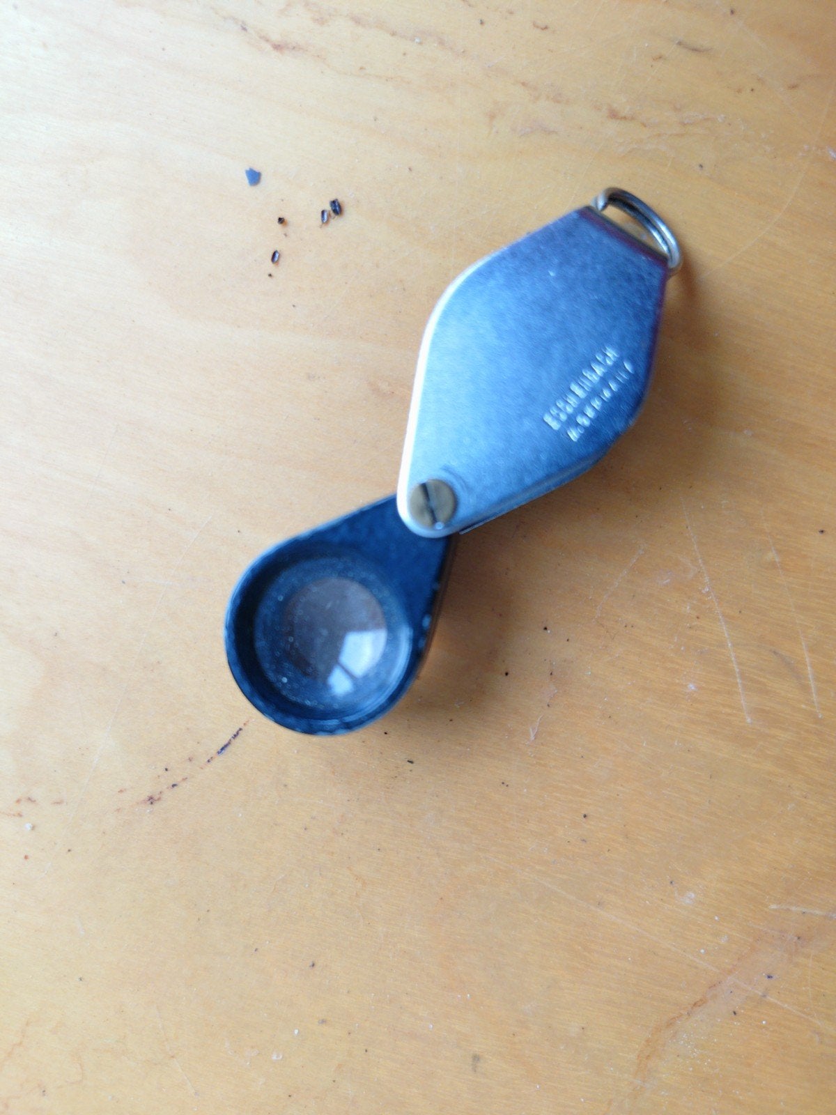 Vintage Opvouwbaar Vergrootglas / Loep, Ophalen of Verzenden, Gebruikt, Vergrootglas of Loep