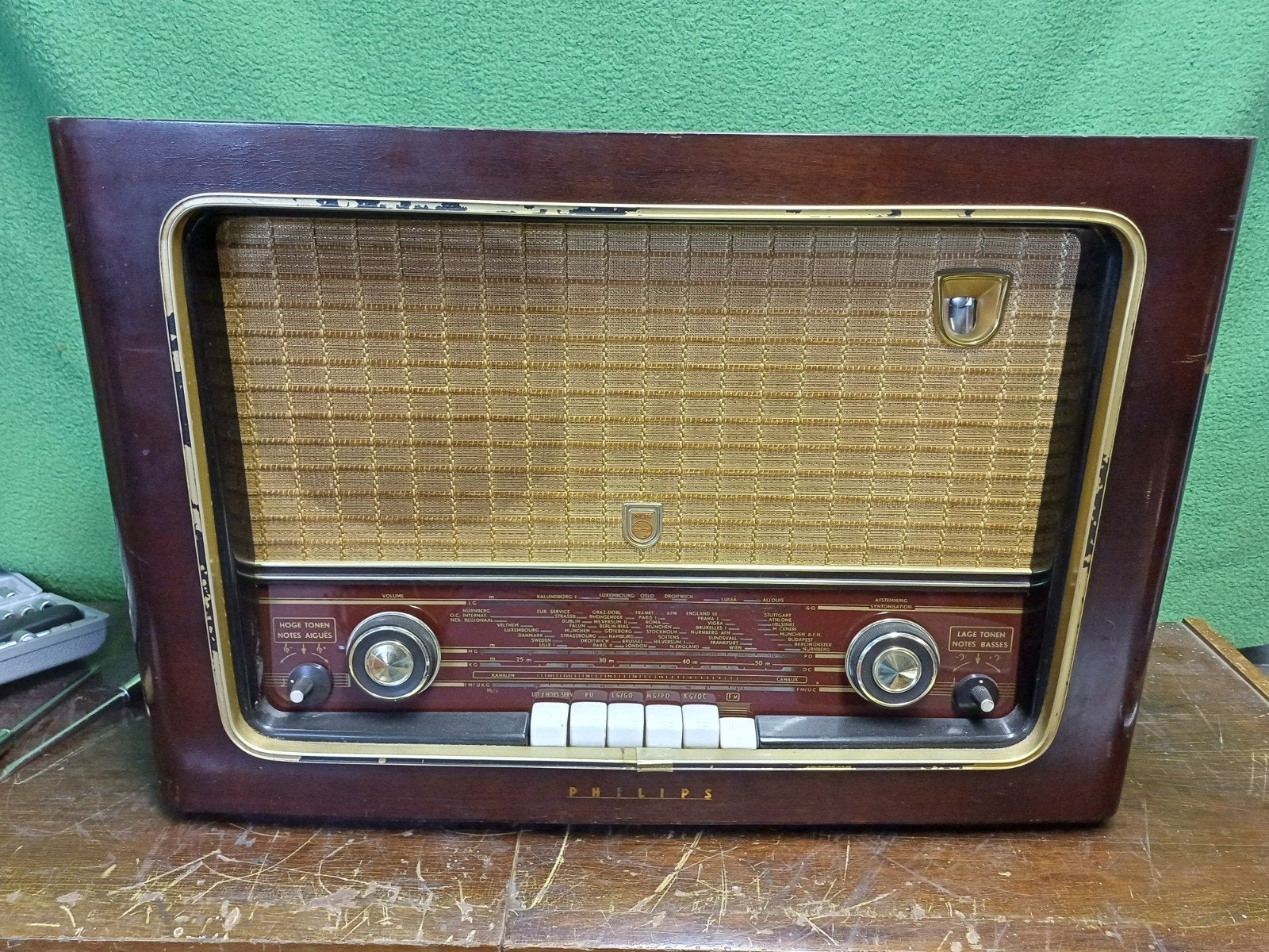 philips BX454A buizenradio, Ophalen