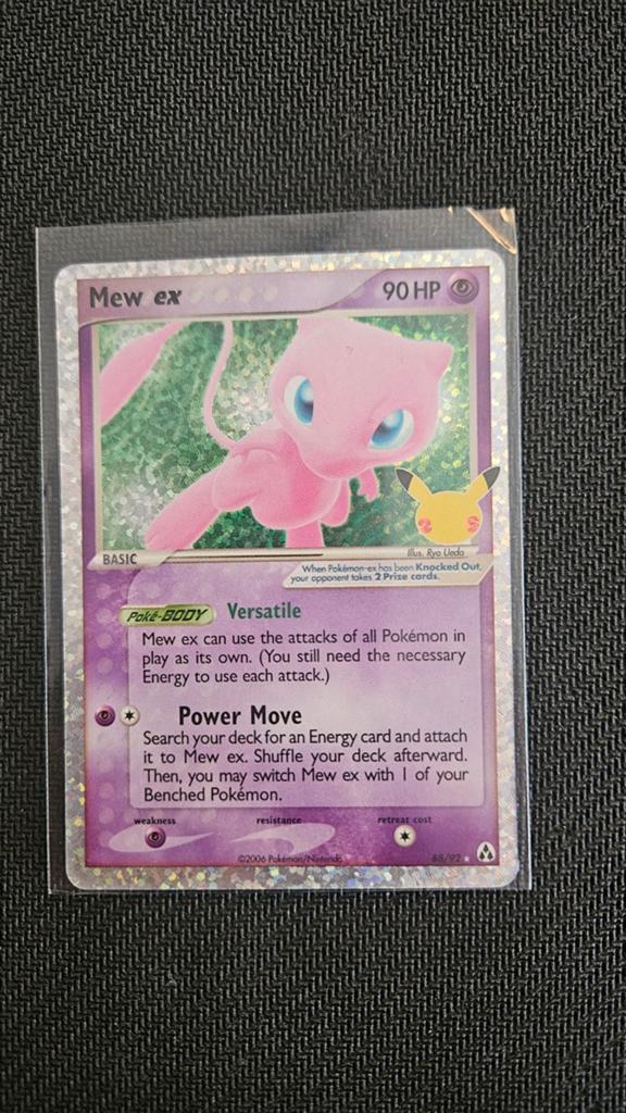Pokemon Kaart Celebrations 25th Mew ex, Ophalen of Verzenden, Nieuw