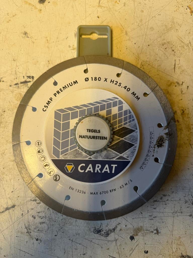 Carat natuursteen slijpschijf 180 mm, Ophalen of Verzenden, Nieuw